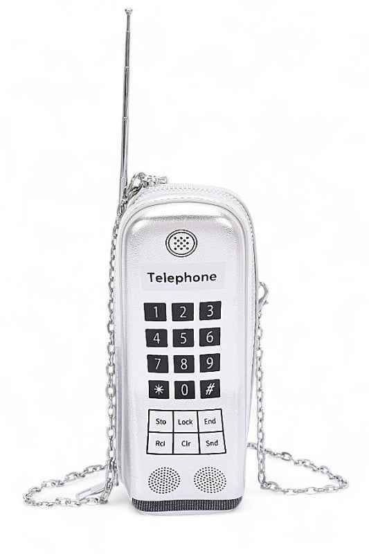 Retro Cell Phone Novelty Clutch Bag