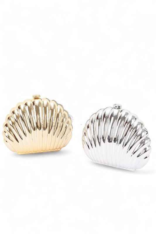 Acrylic Sea Shell Box Clutch Bag