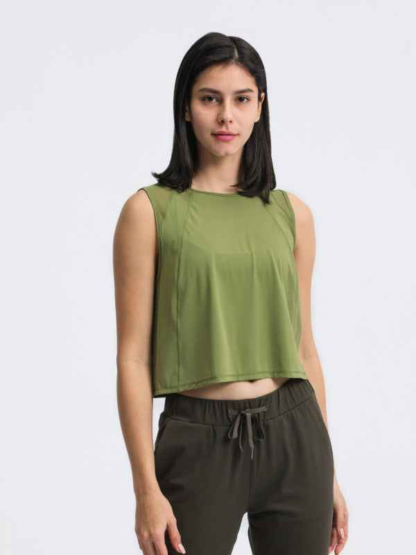 JupiterGear Round-Neck Cropped Tank