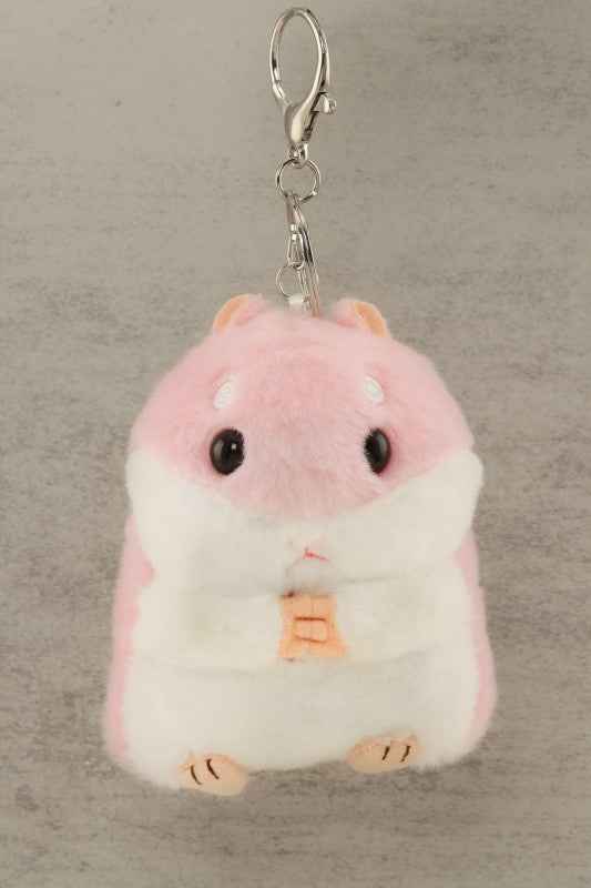 Soft Fur Plush Hamster Keychain