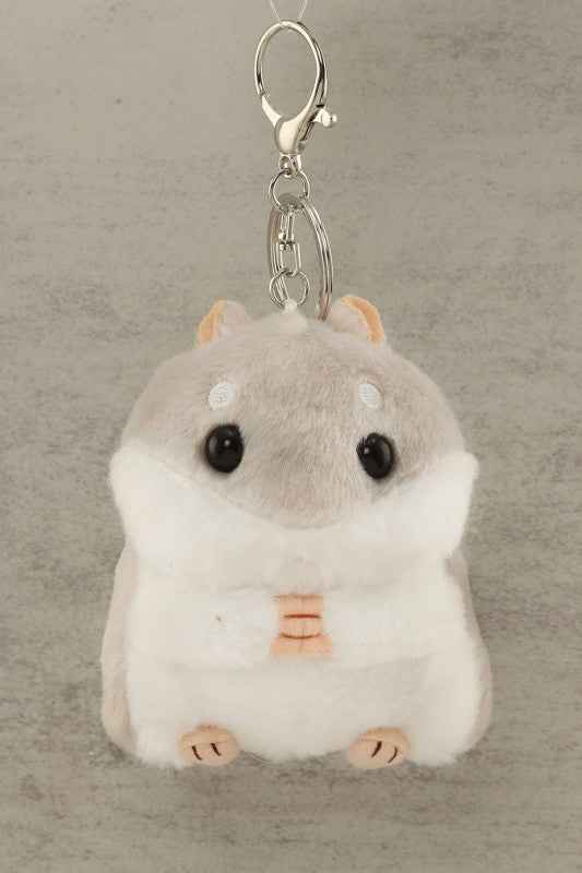 Soft Fur Plush Hamster Keychain