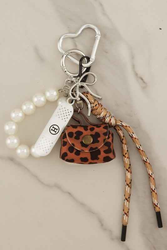 Trendy Multi-Charm Keychain