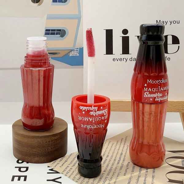 24pk Coke Bottle High Shine Moisturizing Lip Gloss