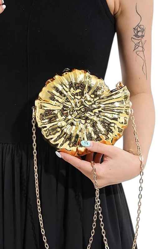 Iconic Seashell Acrylic Box Cltuch Swing Bag