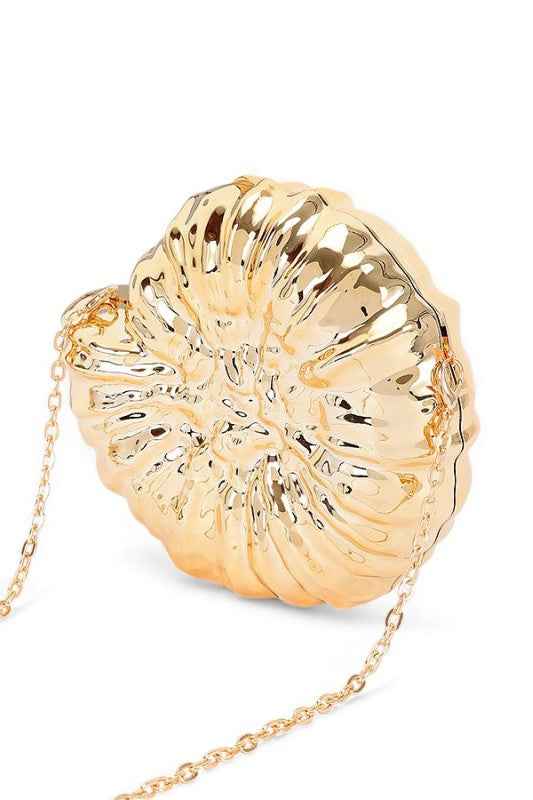Iconic Seashell Acrylic Box Cltuch Swing Bag