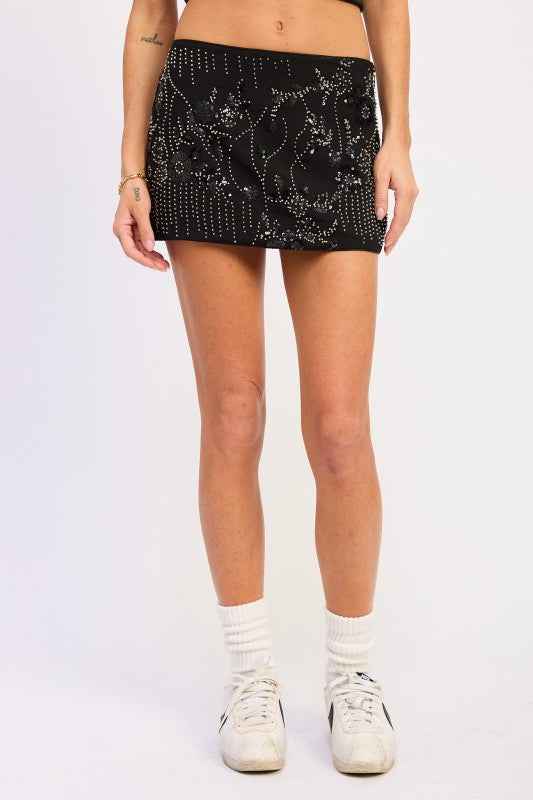 LOW RISE MINI SKIRT