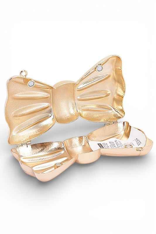 Acrylic Small Bowtie Novelty Swing Clutch Bag