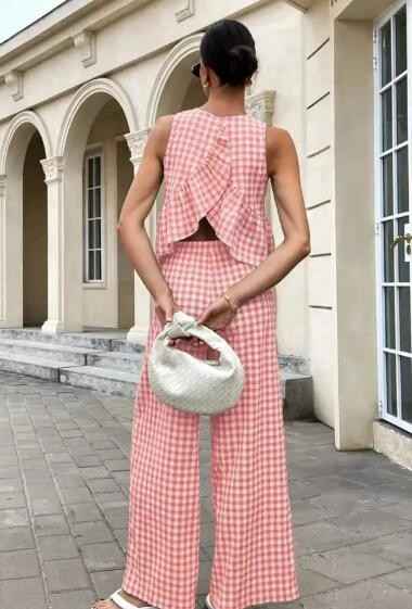 Gingham Pants & Top Set