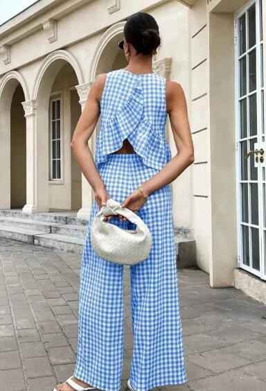 Gingham Pants & Top Set