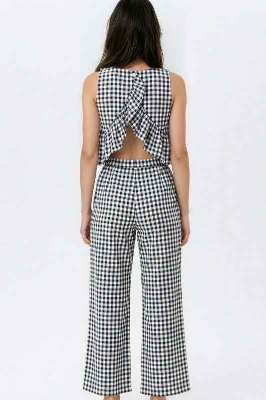 Gingham Pants & Top Set