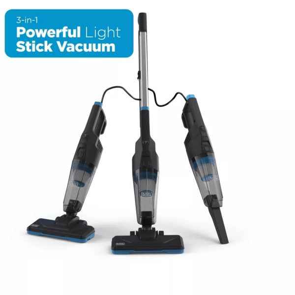 Black & Decker Power 3-in-1 Corded Stick Vacuum