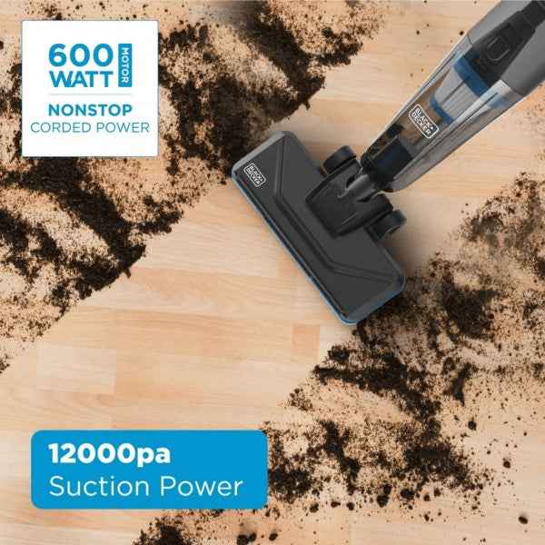 Black & Decker Power 3-in-1 Corded Stick Vacuum