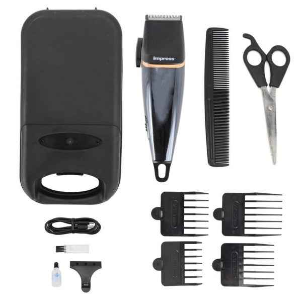 Impress 12-pce USB-C Rechargeable Hair Clipper Kit