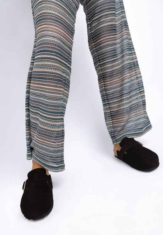 Ratiha Buckle Accent Slip-On Footbed Mules