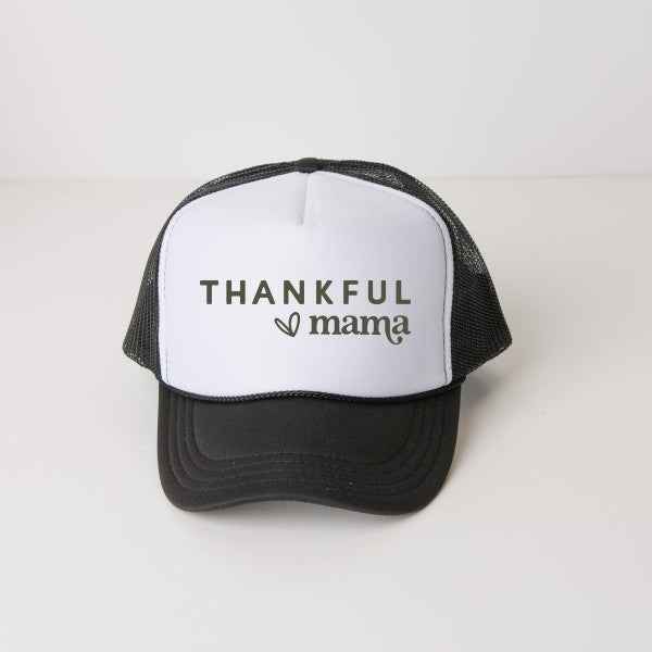 Thankful Mama Bold Heart Foam Trucker Hat