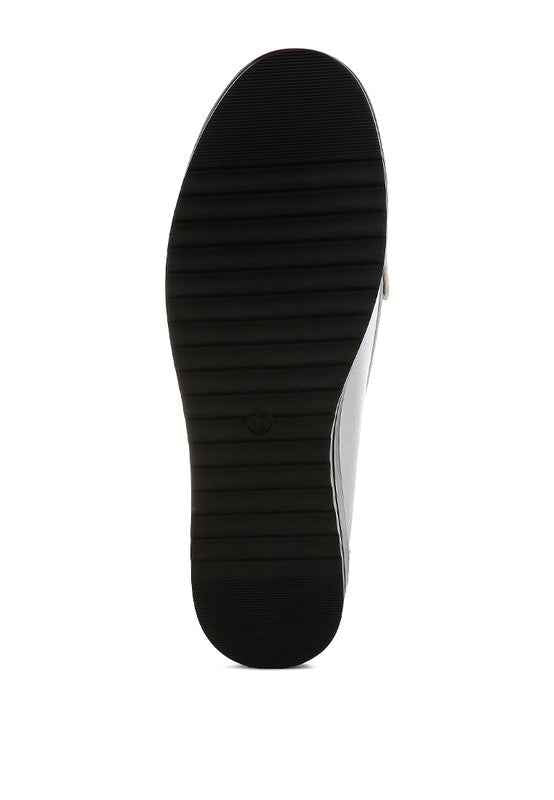 Larana Metallic Tassel Detail Loafers
