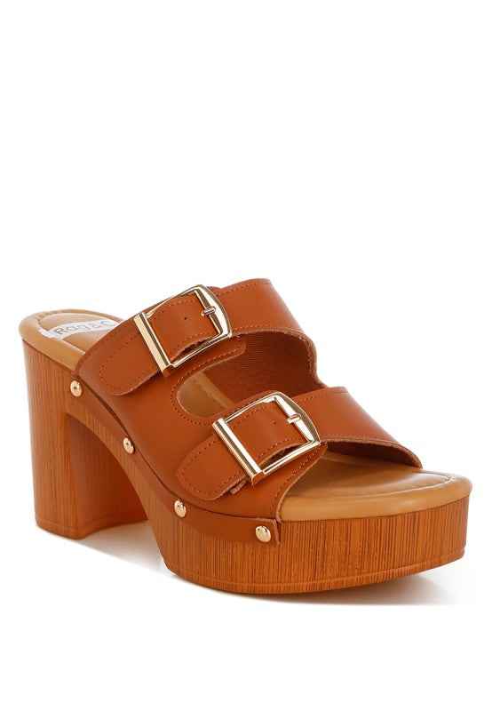 Kenna Dual Buckle Strap Sandals