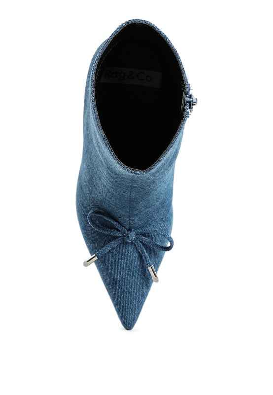 Milda Denim Stiletto Boots