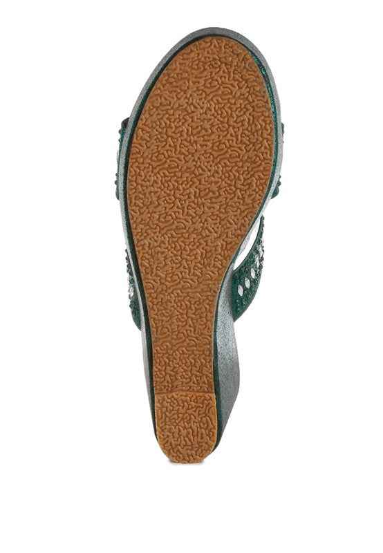 Marnier Diamante & Rhinestone Detail Sandals