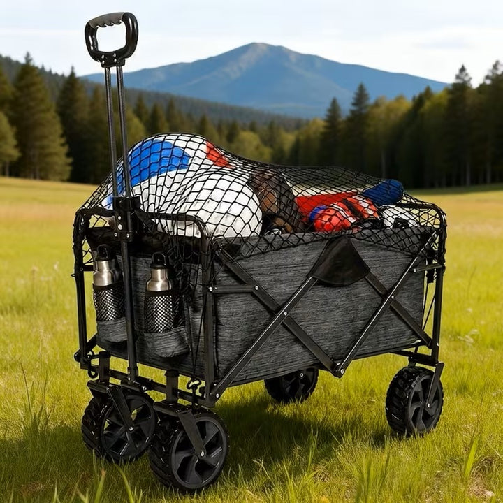 Multi-functional Trolley Net, Trolley Cargo Net, Trolley Parts Net, Durable Nylon Net, Suitable for Garden Carts, Folding Trolleys And Handcarts. 1pc Multi-functional Trolley Net, Trolley Cargo Net, Garden Cart Accessories Cargo Net. Happi Mart Ch