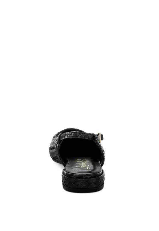 Kurina Woven Slingback Sandals