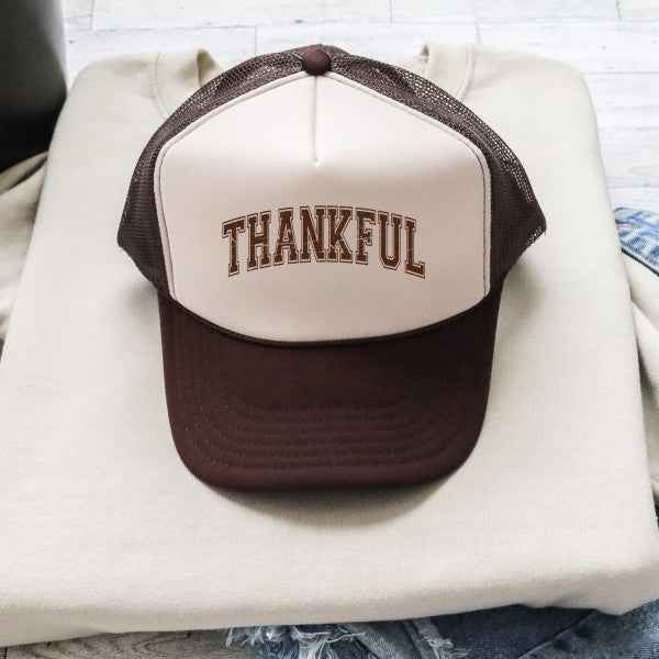 Thankful Varsity Foam Trucker Hat