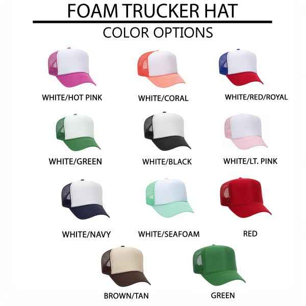 USA 250 Rectangle Foam Trucker Hat