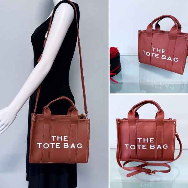 Design Tote Bag Medium Size Brown