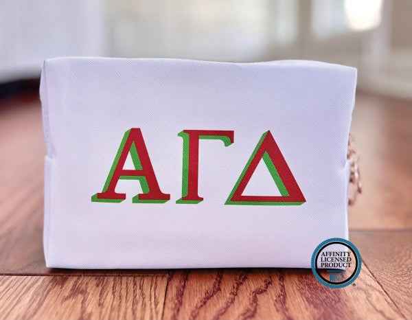 Licensed Sorority Accessory Cosmetic Bag