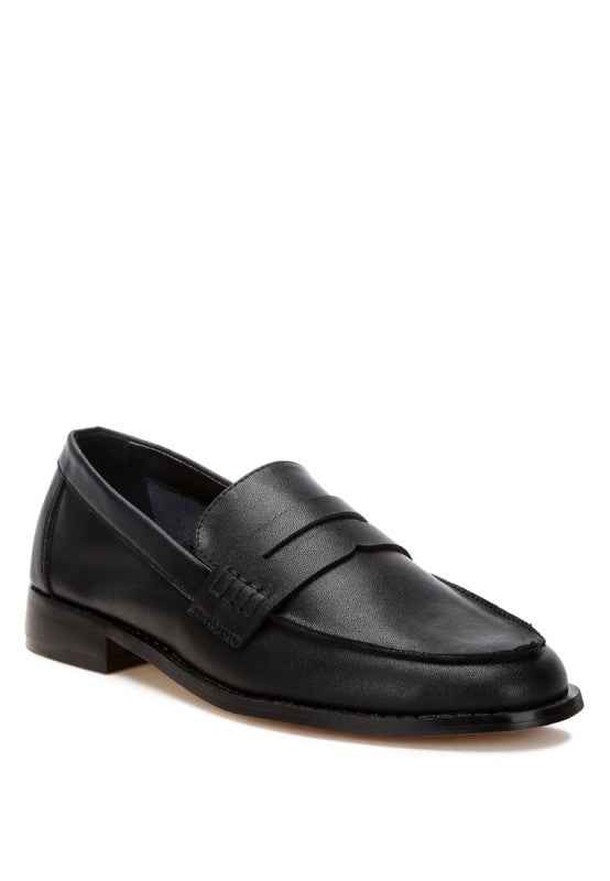 Reiga Low Block Heel Loafers