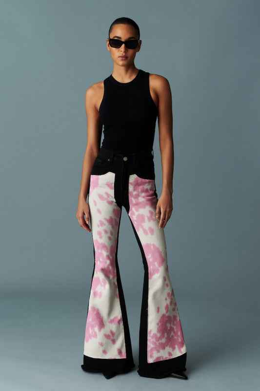 Rodeo Bell Bottom - Black Pink
