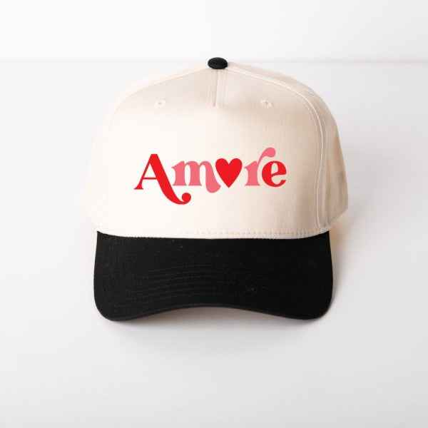 Amore Heart Canvas Trucker Hat
