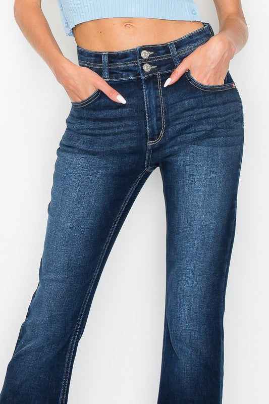 JULIA *Tummy Control* DOUBLE BUTTON High Rise Boot