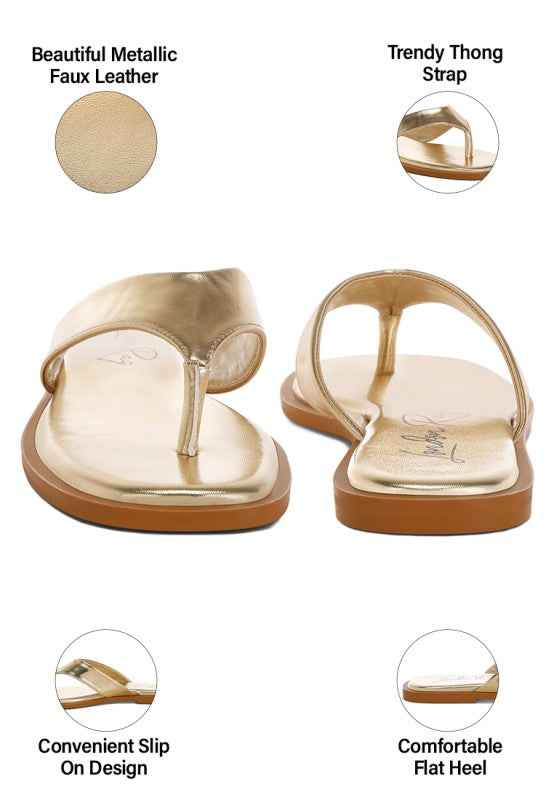 Nitty Square Toe Flats