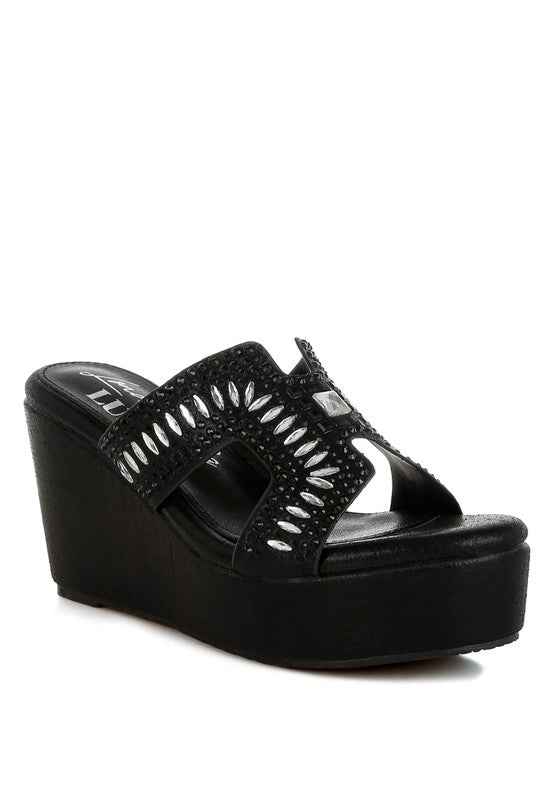 Marnier Diamante & Rhinestone Detail Sandals