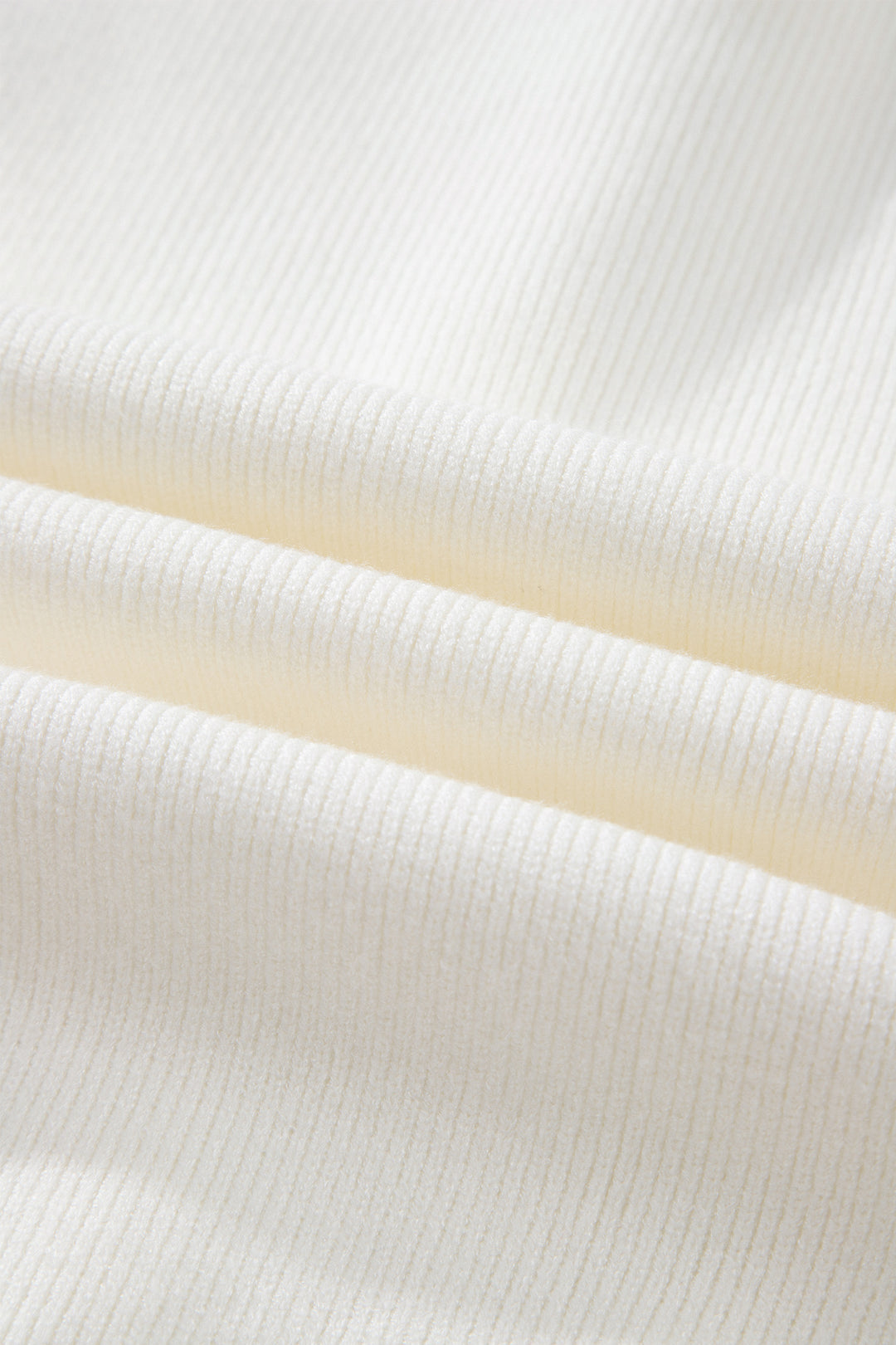 Yellow Cream Solid Color Sleeveless Knit Button Pocketed Sweater Dear-Lover Dropshipping