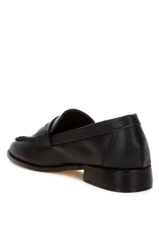 Reiga Low Block Heel Loafers