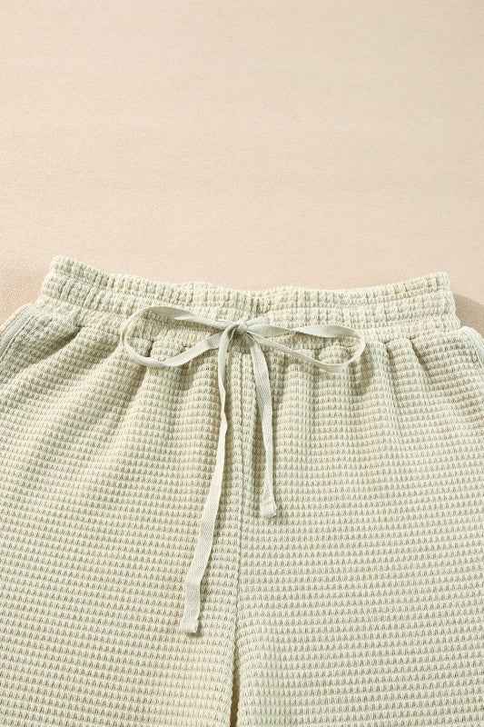 Dulce Parchment Textured Long Sleeve Lounge Set