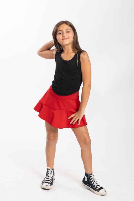 Kids Amy Ruffle Skort