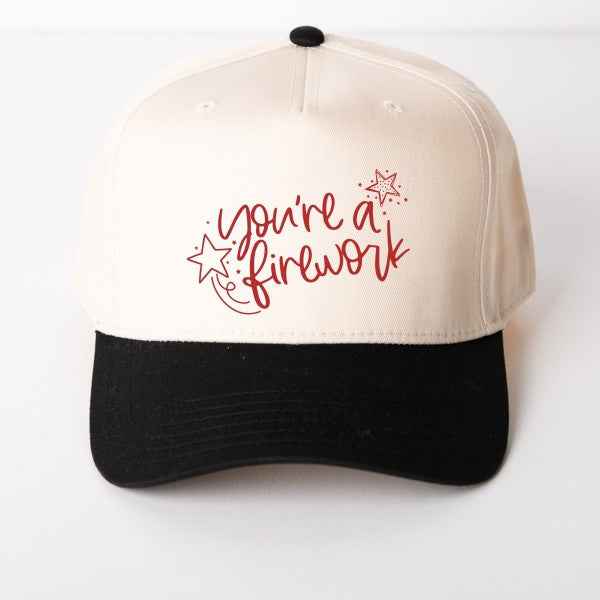 You're A Firework Canvas Trucker Hat