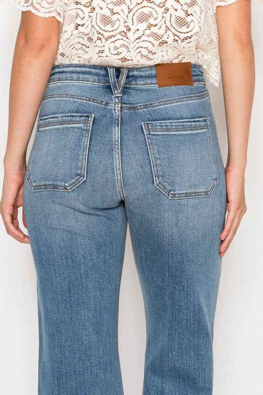 Aurelia High Rise Crop Palazzo Tummy Control
