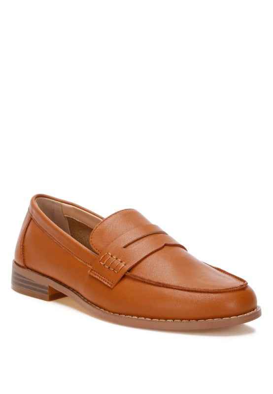 Reiga Low Block Heel Loafers