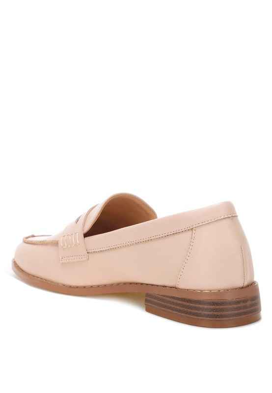 Reiga Low Block Heel Loafers