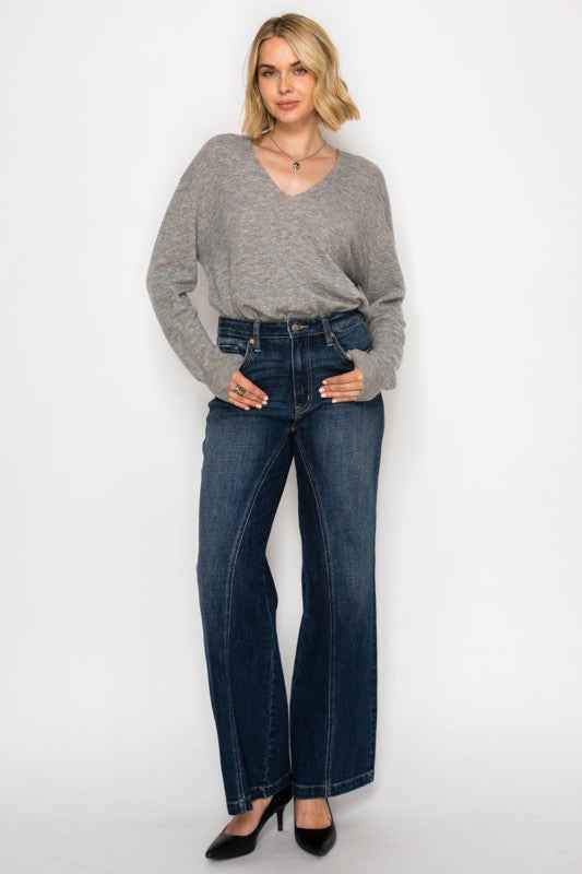 Ultra High Rise Relaxed Flare Jeans