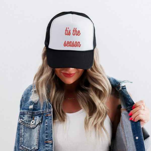 Embroidered Tis The Season Bold Cursive FTH
