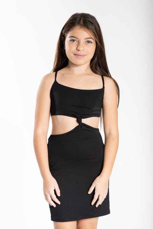 Kids Tie Front Dress
