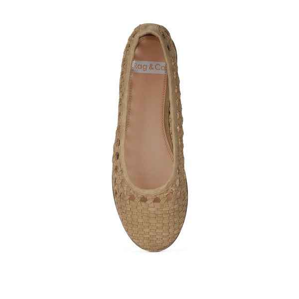 Miyako Suede Ballet Flats