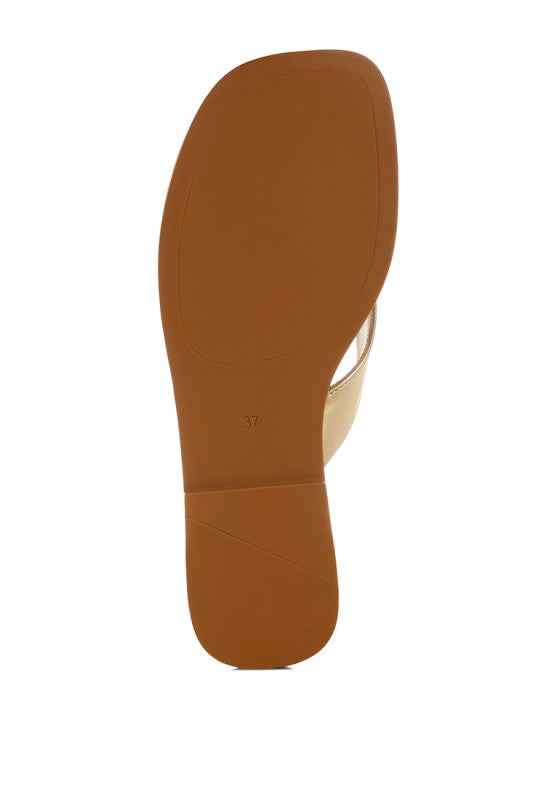 Nitty Square Toe Flats