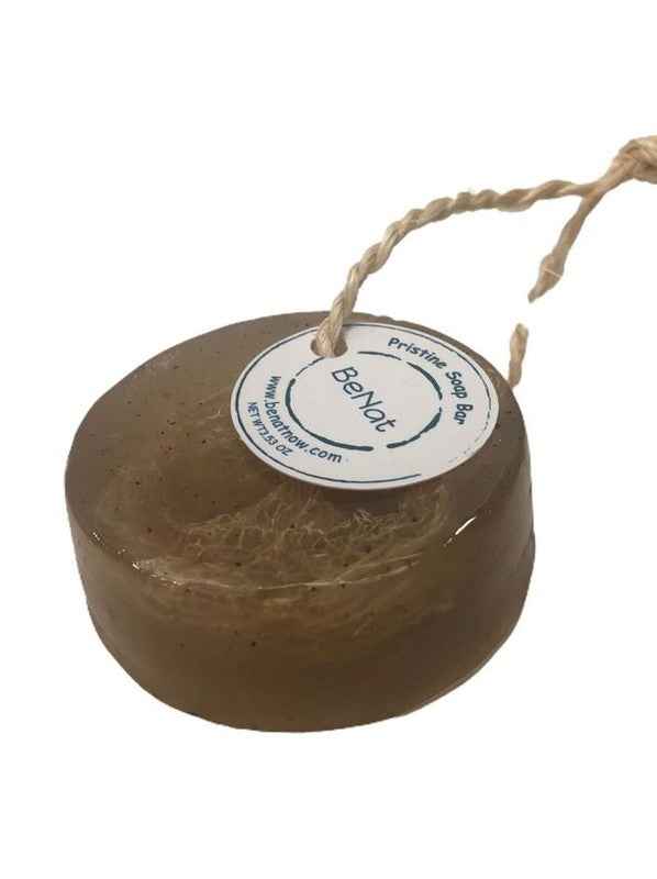 Pristine Soap Bar. Green Clay, Bamboo, and Green T