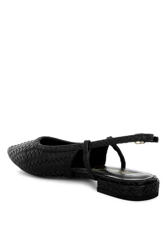 Kurina Woven Slingback Sandals